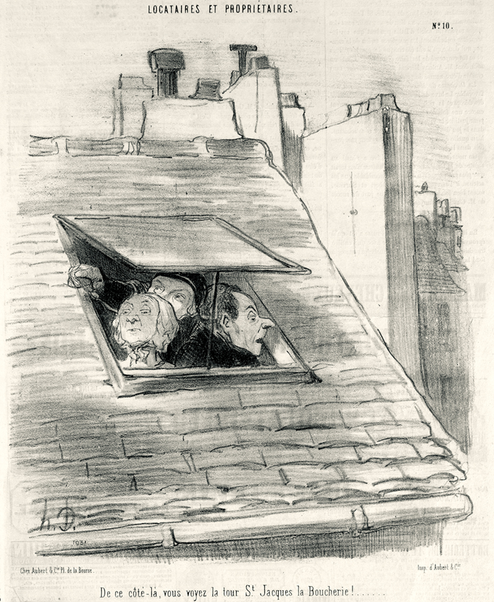  奥诺雷·杜米埃 Honore Daumier ——从侧面看到塔圣雅克